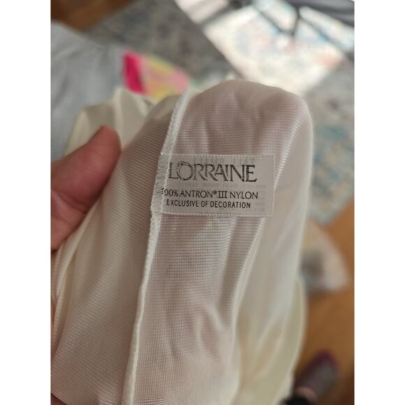 NOS VTG Lorraine White Cut-Ups Non-Cling Antron III Slip Womans Sz Small Tall - Picture 4 of 5